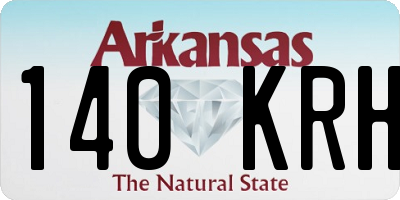 AR license plate 140KRH