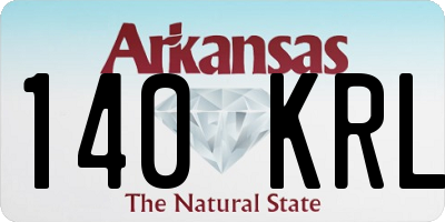 AR license plate 140KRL