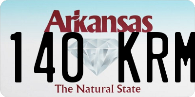 AR license plate 140KRM