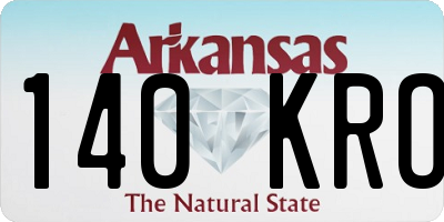 AR license plate 140KRO