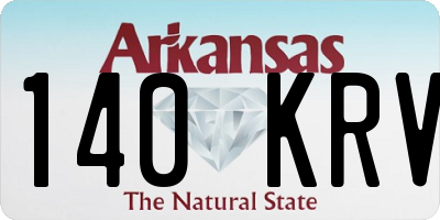 AR license plate 140KRV