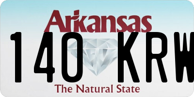 AR license plate 140KRW