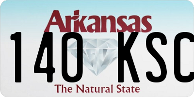 AR license plate 140KSC