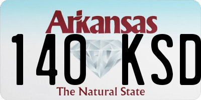 AR license plate 140KSD