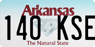 AR license plate 140KSE