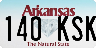 AR license plate 140KSK