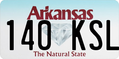 AR license plate 140KSL