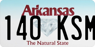 AR license plate 140KSM