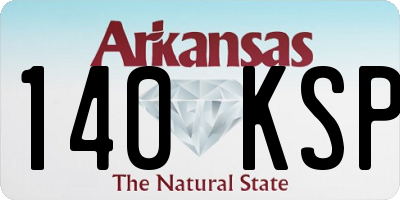 AR license plate 140KSP