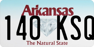 AR license plate 140KSQ