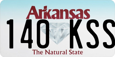 AR license plate 140KSS