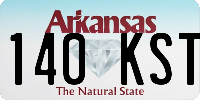 AR license plate 140KST