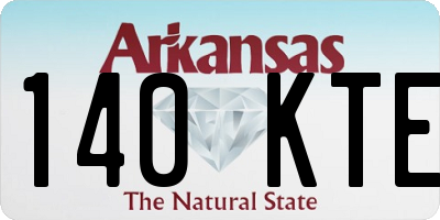 AR license plate 140KTE