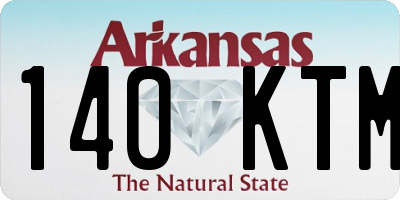 AR license plate 140KTM