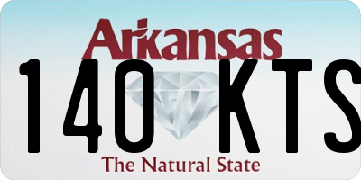 AR license plate 140KTS