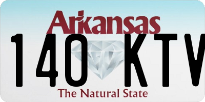 AR license plate 140KTV