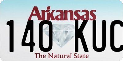 AR license plate 140KUC