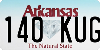 AR license plate 140KUG