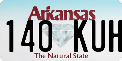 AR license plate 140KUH