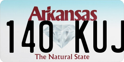 AR license plate 140KUJ