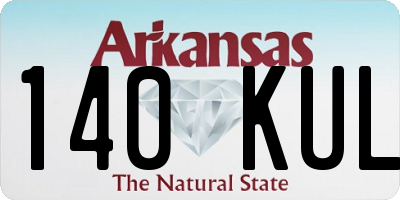 AR license plate 140KUL