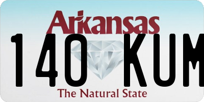 AR license plate 140KUM