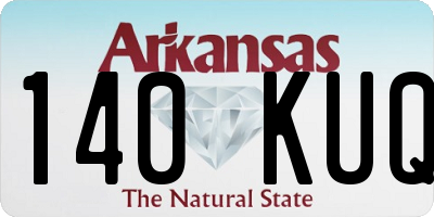 AR license plate 140KUQ