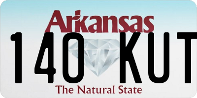 AR license plate 140KUT