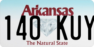 AR license plate 140KUY