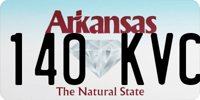 AR license plate 140KVC