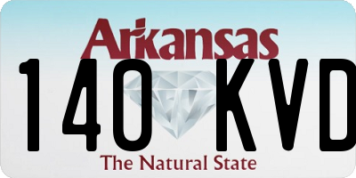 AR license plate 140KVD
