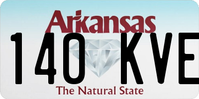 AR license plate 140KVE