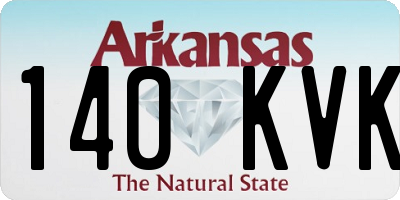 AR license plate 140KVK