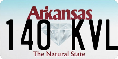 AR license plate 140KVL