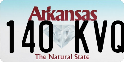AR license plate 140KVQ