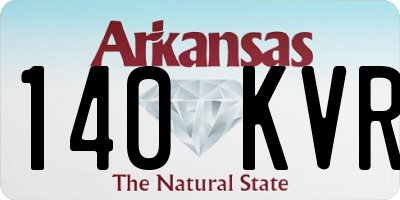 AR license plate 140KVR