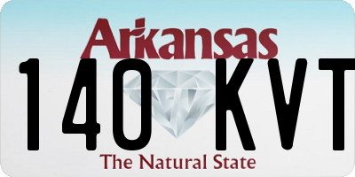 AR license plate 140KVT