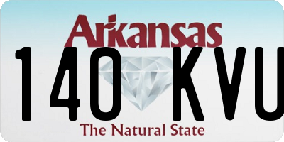 AR license plate 140KVU