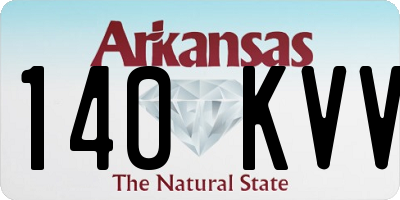 AR license plate 140KVV