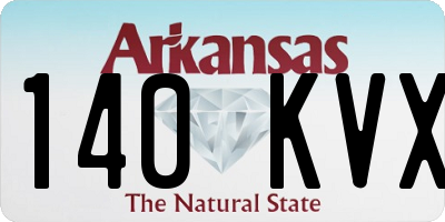 AR license plate 140KVX