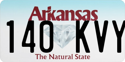 AR license plate 140KVY