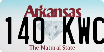 AR license plate 140KWC