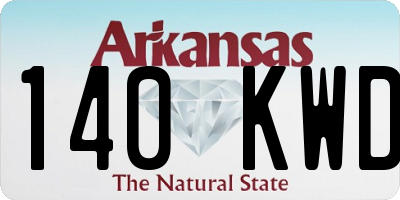 AR license plate 140KWD