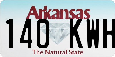 AR license plate 140KWH