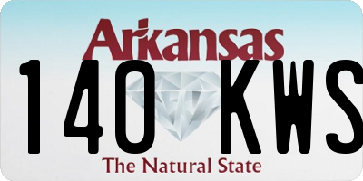 AR license plate 140KWS