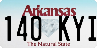 AR license plate 140KYI