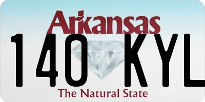 AR license plate 140KYL