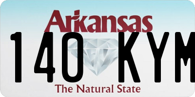 AR license plate 140KYM