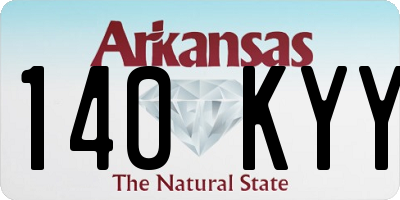 AR license plate 140KYY