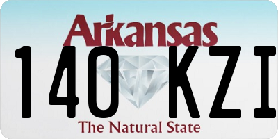 AR license plate 140KZI